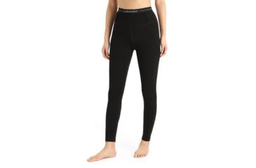 Image of Icebreaker 260 Tech High Rise Thermal Leggings - Women's, Black, Extra Small, IB0A56I4001XS