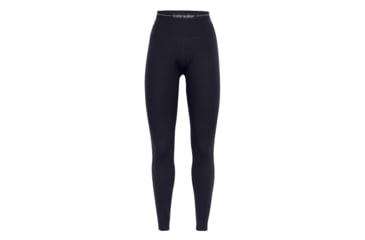 Image of Icebreaker 260 Tech High Rise Thermal Leggings - Womens, Midnight Navy, Small, IB0A56I4401S
