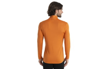 Image of Icebreaker 260 Tech Long Sleeve Half Zip Thermal Top - Mens, Earth, Extra Large, IB104372865XL
