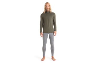 Image of Icebreaker 260 Tech Long Sleeve Half Zip Thermal Top - Mens, Loden, 2XL, IB104372069XXL