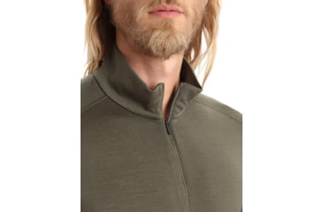 Image of Icebreaker 260 Tech Long Sleeve Half Zip Thermal Top - Mens, Loden, 2XL, IB104372069XXL