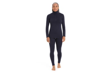 Image of Icebreaker 260 Tech Long Sleeve Half Zip Thermal Top - Womens, Midnight Navy, Extra Large, IB104390401XL