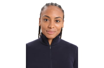 Image of Icebreaker 260 Tech Long Sleeve Half Zip Thermal Top - Womens, Midnight Navy, Extra Large, IB104390401XL