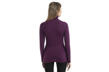 Image of Icebreaker 260 Tech Long Sleeve Half Zip Thermal Top - Womens, Nightshade, Extra Small, IB104390853XS
