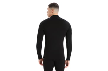 Image of Icebreaker 260 Tech Long Sleeve Turtleneck Thermal Top - Mens, Black, 2XL, IB0A56IE001XXL