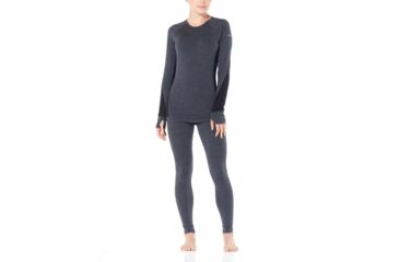 Image of Icebreaker 260 Zone Leggings, Jet Hthr/Black/Snow, Extra Large, 104396-001-XL