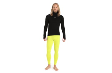 Image of Icebreaker 300 MerinoFine Long Sleeve Roll Neck Thermal Top - Mens, Black, Medium, IB0A56KO001M