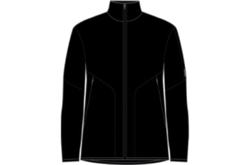 Image of Icebreaker 560 Realfleece Elemental II Long Sleeve Zip Top - Men's, Black, Large, IB0A56QN001L