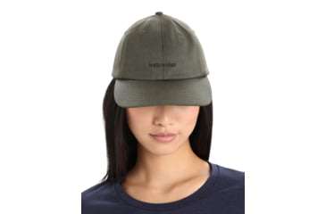 Image of Icebreaker 6 Panel Hat, Loden/Black, One Size, IB0A59HA083OS