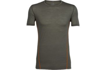 Image of Icebreaker Aero Short Sleeve Crew - Men's-Kona/Bonfire-Medium