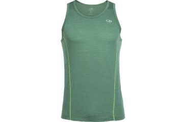 Image of Icebreaker Aero Tank - Men's-Scout/Leaf-Large