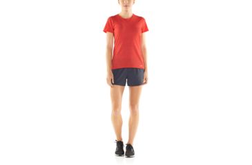 Image of Icebreaker Amplify Short Sleeve Low Crewe - Womens, EMBER HTHR, L, 104765601L