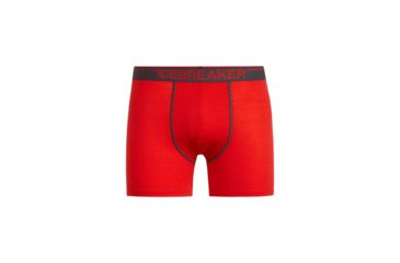 Image of Icebreaker Anatomica Boxers, Chili Red/Monsoon, Small, 103029-605-S