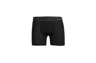 Image of Icebreaker Anatomica Boxers - Mens, Black/Monsoon, 2XL, 103029-007-XXL