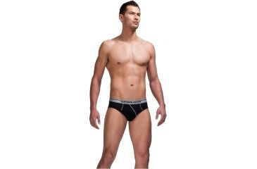 Image of Icebreaker Anatomica Brief Clearance - Men's-Black/Mineral-Small