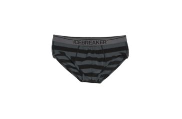Image of Anatomica Briefs - Mens-Stripe Black/Monsoon-Large