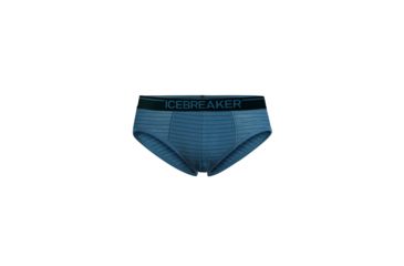 Image of Icebreaker Anatomica Briefs - Mens, Thunder Stripe, Extra Large, 103031431XL
