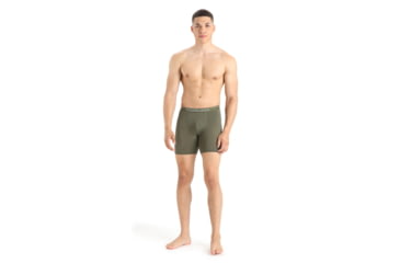 Image of Icebreaker Anatomica Long Boxers - Men's, Loden, Extra Large, IB103055069XL