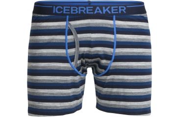 Image of Icebreaker Anatomica Relaxed Boxer with Fly - Mens