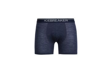 Image of Icebreaker Anatomica Rib Boxers, Fathom Hthr/Admiral, 2XL, 103605401XXL