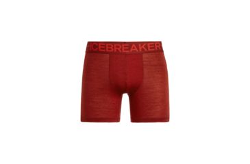 Image of Icebreaker Anatomica Zone Boxers - Mens, SIENNA/CHILI RED, M, 104113601M