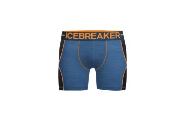 Image of Icebreaker Anatomica Zone Boxers, Sea Blue Hthr/Koi, 2XL, 104113401XXL