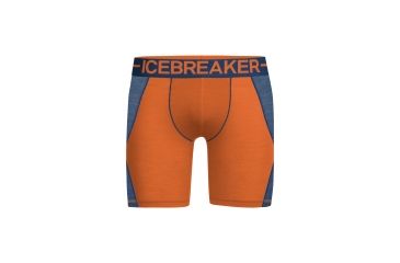 Image of Icebreaker Anatomica Zone Long Boxers, Koi/Sea Blue Hthr, 2XL, 104114801XXL