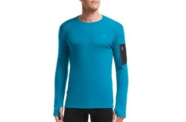 Image of Apex Long Sleeve Crew - Mens-Alpine/Carbon-XX-Large