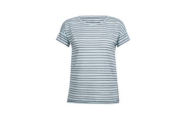 Image of Icebreaker Aria Short Sleeve Scoop Pulled Lines, Dew/Monsoon, XL, 104092401XL