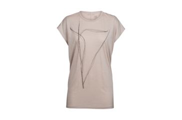 Image of Icebreaker Aria Short Sleeve Tunic Blade, Pumice, L, 104106102L