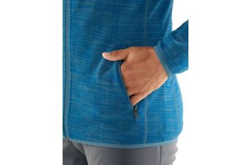 Image of Icebreaker Awithay Long Sleeve Zip - Mens, Thunder/Isle, Large, 104693401L