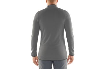 Image of Icebreaker Awithay Long Sleeve Zip - Mens, TIMBERWOLF/Monsoon, Large, 104693001L