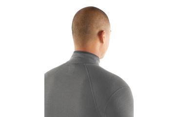 Image of Icebreaker Awithay Long Sleeve Zip - Mens, TIMBERWOLF/Monsoon, Large, 104693001L