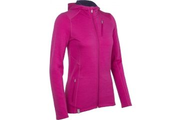 Image of Icebreaker Cascade Hood Jacket Clearance - Women's-Medium-Magenta