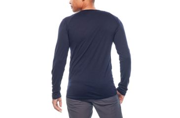 Image of Icebreaker City Lite Long Sleeve Henley, Midnight Navy, M, 104125401M