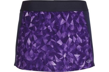 Image of Icebreaker Comet Skort - Women's-Lattice Sky Aura-Small