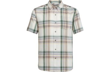 Image of Icebreaker Compass Short Sleeve Shirt - Men's, Plaid Bracken/Scout, Small, 103611901S