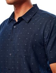 Image of Icebreaker Compass Short Sleeve Shirt, Midnight Navy, M, 103611402M