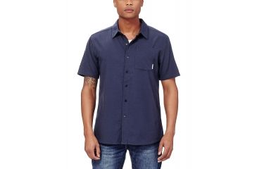 Image of Icebreaker Compass Short Sleeve Shirt, Stealth, 2XL, 103611001XXL