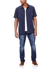 Image of Icebreaker Compass Short Sleeve Shirt, Stealth, 2XL, 103611001XXL