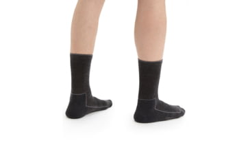 Image of Icebreaker Cool-Lite Hike 3Q Crew Socks - Mens, Jet Heather/Monsoon, Large, IB104661782L