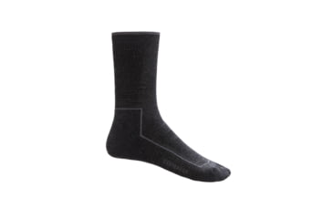 Image of Icebreaker Cool-Lite Hike 3Q Crew Socks - Men's, Jet Heather/Monsoon, Large, IB104661782L