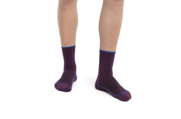 Image of Icebreaker Cool-Lite Hike 3Q Crew Socks - Mens, Nightshade/Lazurite, Small, IB104661922S