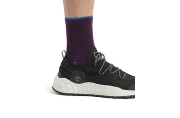 Image of Icebreaker Cool-Lite Hike 3Q Crew Socks - Mens, Nightshade/Lazurite, Small, IB104661922S