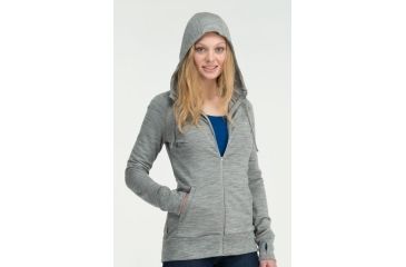 Image of Icebreaker Crush Long Sleeve Hood Clearance - Women's-Metro-Small