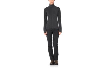 Image of Icebreaker Descender Long Sleeve Zip - Womens, Jet HTHR, Small, 103900002S