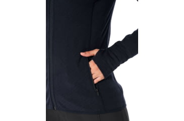 Image of Icebreaker Descender Long Sleeve Zip - Womens, Midnight Navy, Small, 103900423S