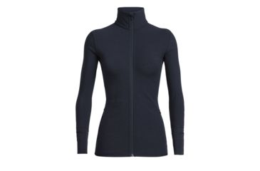 Image of Icebreaker Descender Long Sleeve Zip - Womens, Midnight Navy, Small, 103900423S
