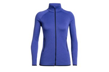 Image of Icebreaker Elemental Long Sleeve Zip - Womens, Mystic, Large, 104895510L