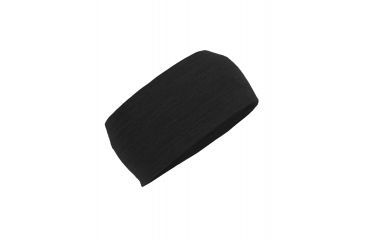 Image of Icebreaker Flexi Headband - Unisex-Black Heather-One Size